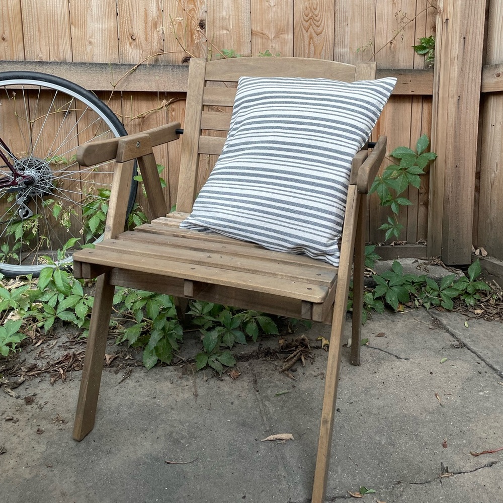 Striped Pillow Throw